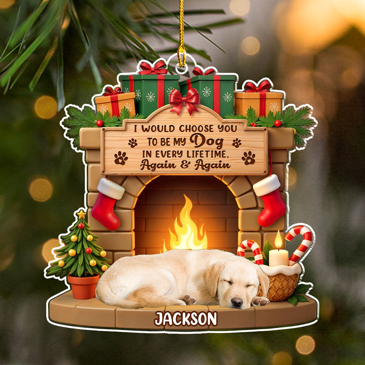 Custom Photo Keepsake Christmas Ornament • Your Forever Home Photo - Personalized Acrylic Ornament