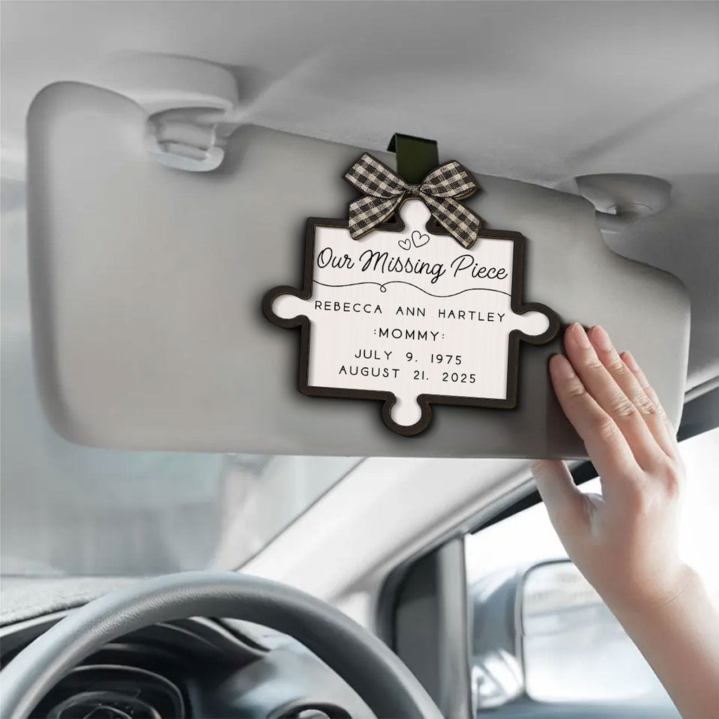 You Complete Me From Heaven - Personalized Car Visor Clip