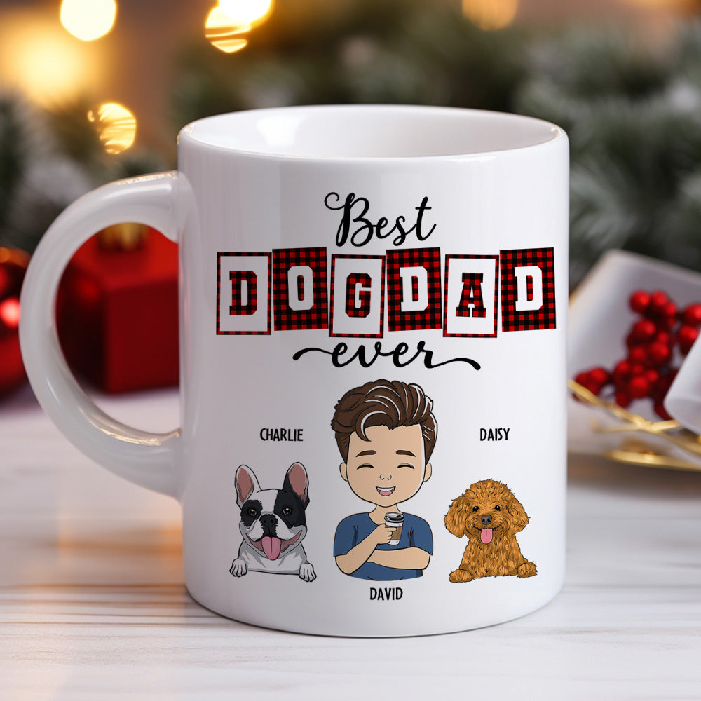 Custom Christmas & Birthday Keepsake Gift • Best Mom Dad Of The Year - Personalized Coffee Mug