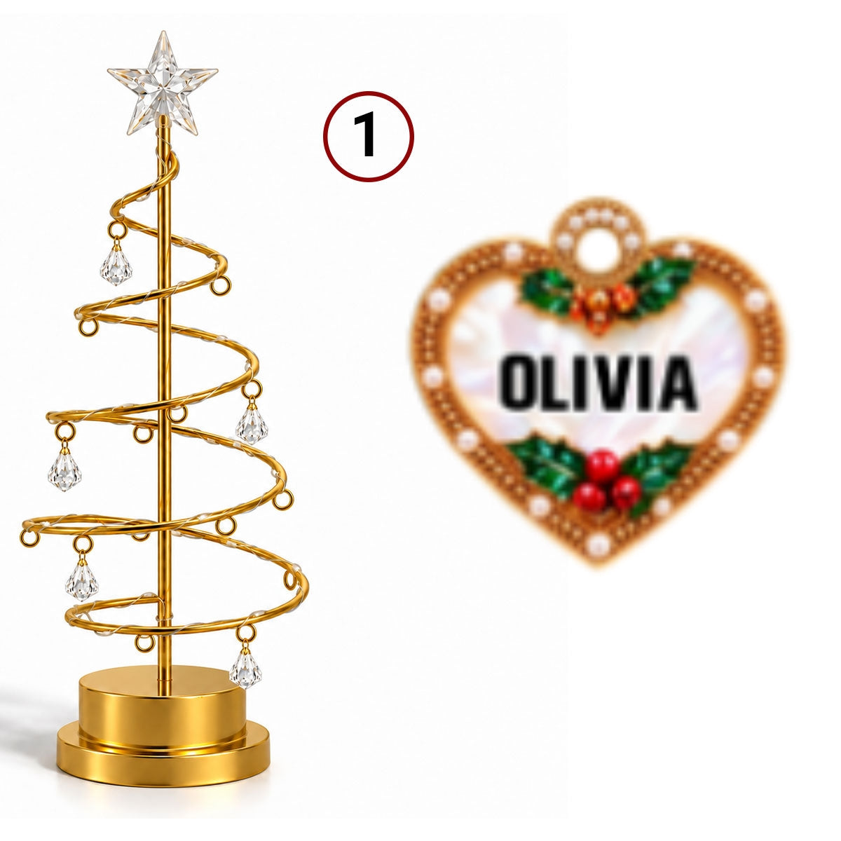 Emerald Memory Tree - Personalized LED Tree Lights