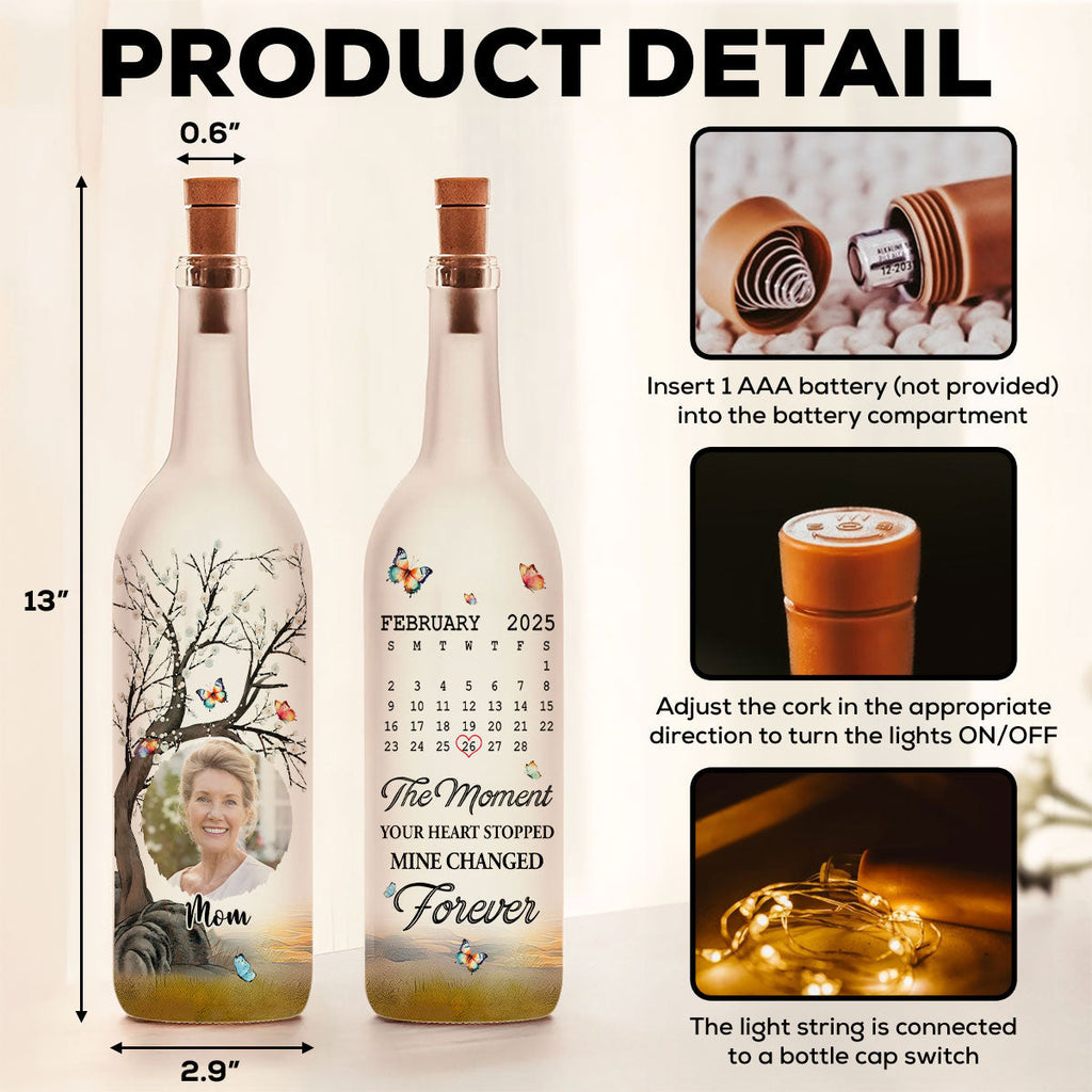 Mine Changed Forever - Personalized Bottle Lamp