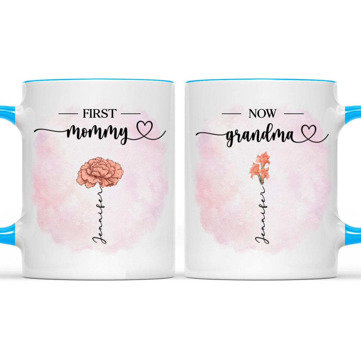 Custom Mother's Day Gift for Mom & Grandma • Love Mommy - Personalized Accent Mug