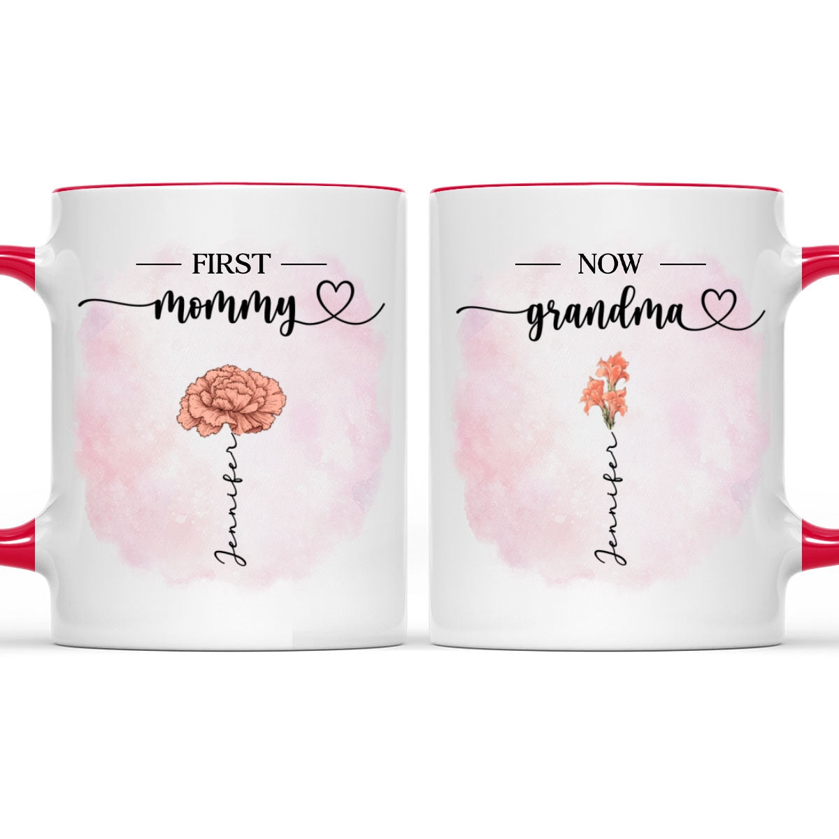 Custom Mother's Day Gift for Mom & Grandma • Love Mommy - Personalized Accent Mug