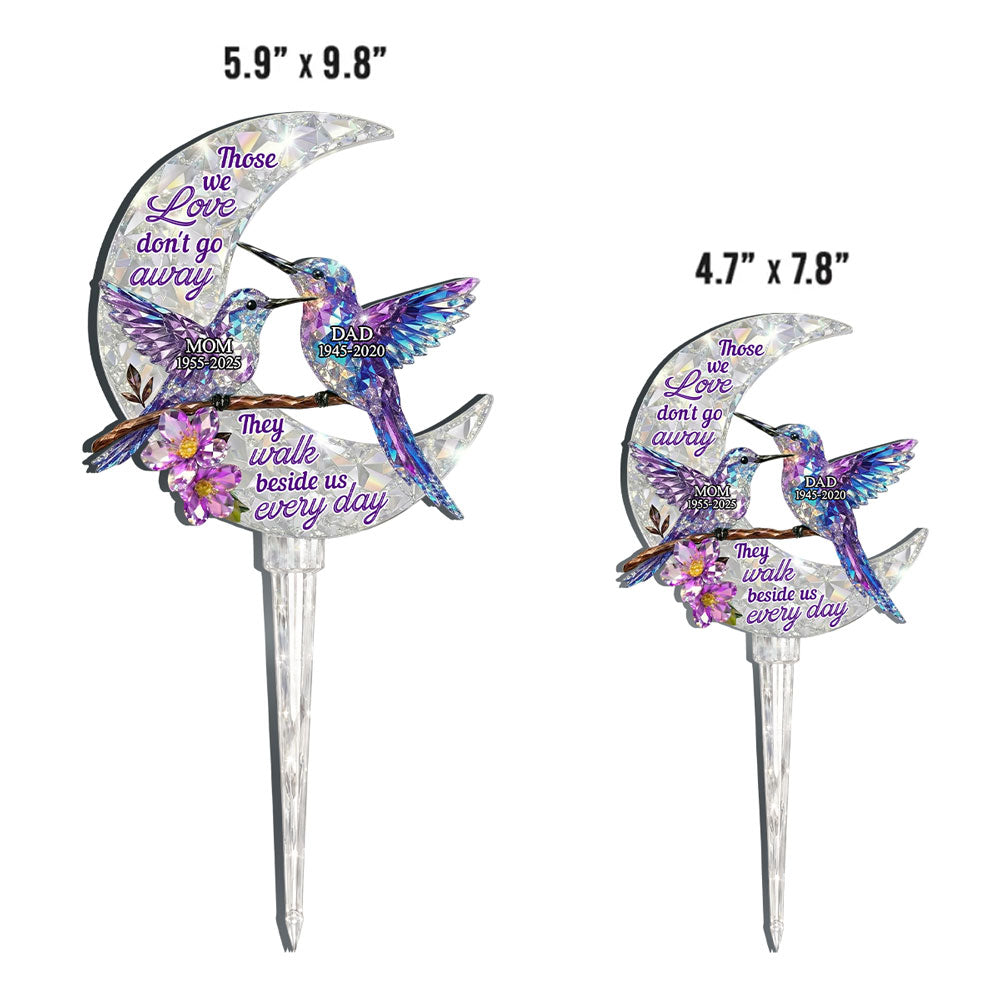 They Never Go Away - Personalized 3D Effect Acrylic Garden Stake