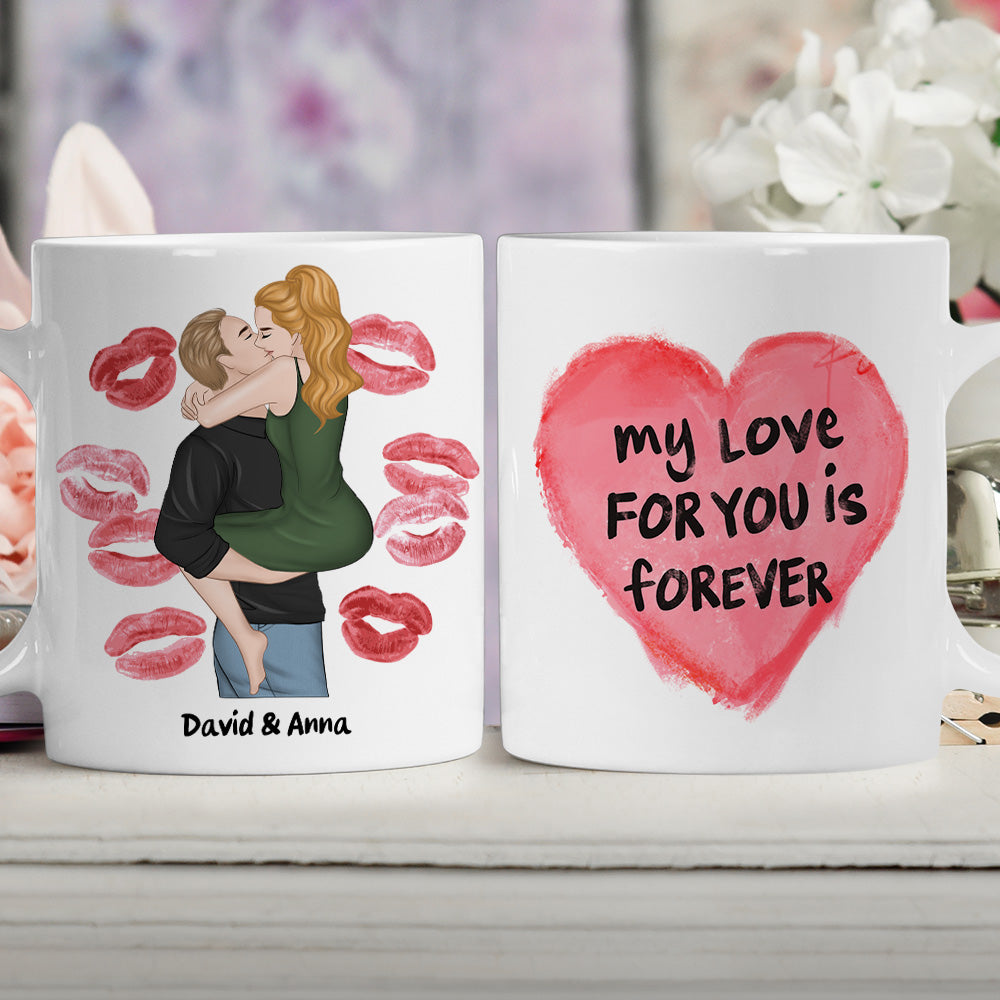 Custom Anniversary Keepsake Gifts For Couple • This Is My Love For You - Personalized Coffee Mug
