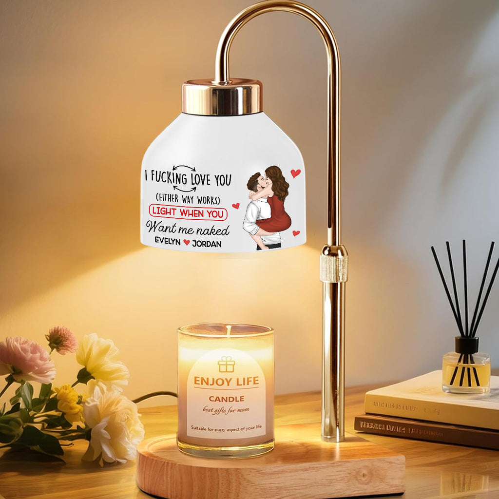 Light When You Want Me - Personalized Candle Warmer Lamp