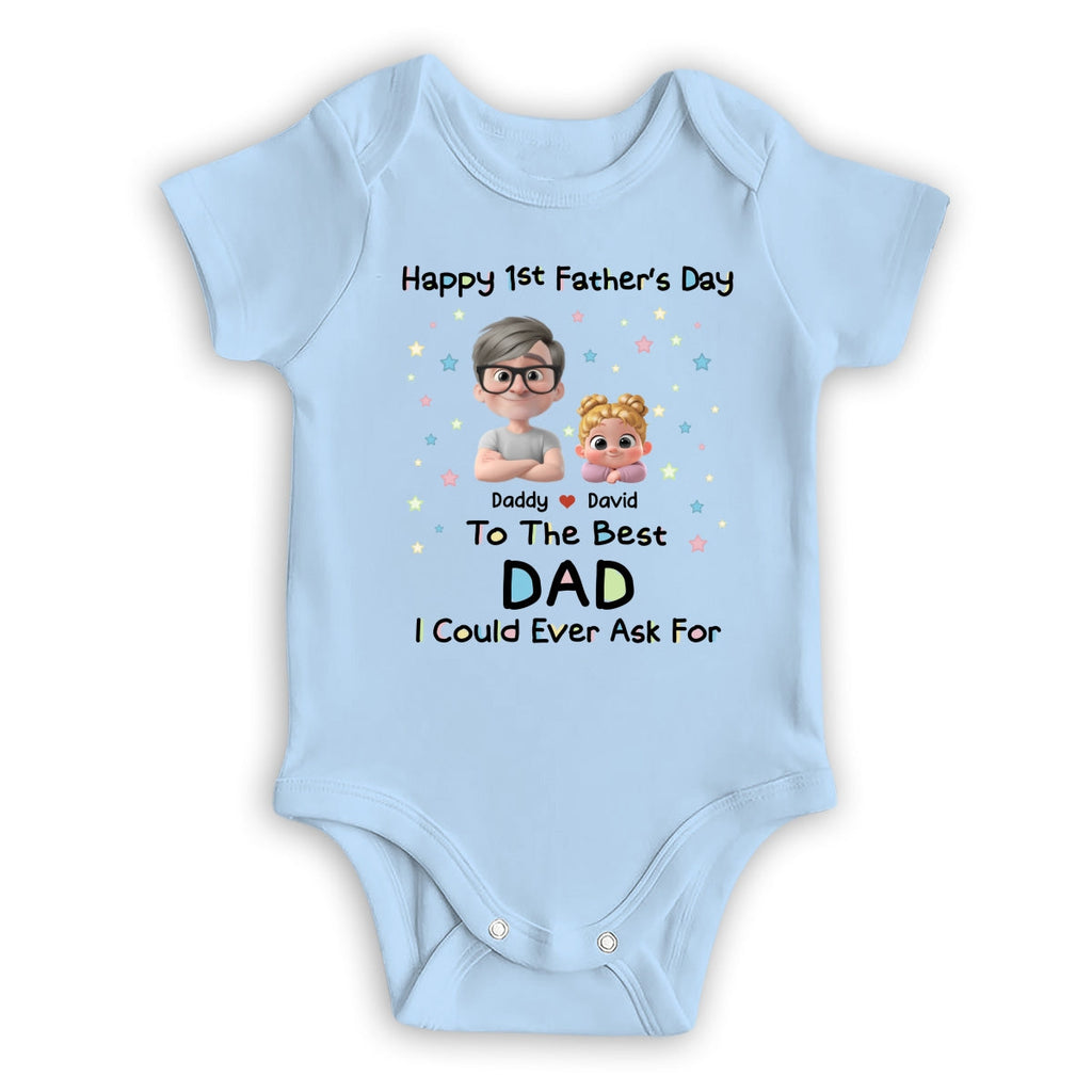 The Best Daddy - Personalized Baby Onesie