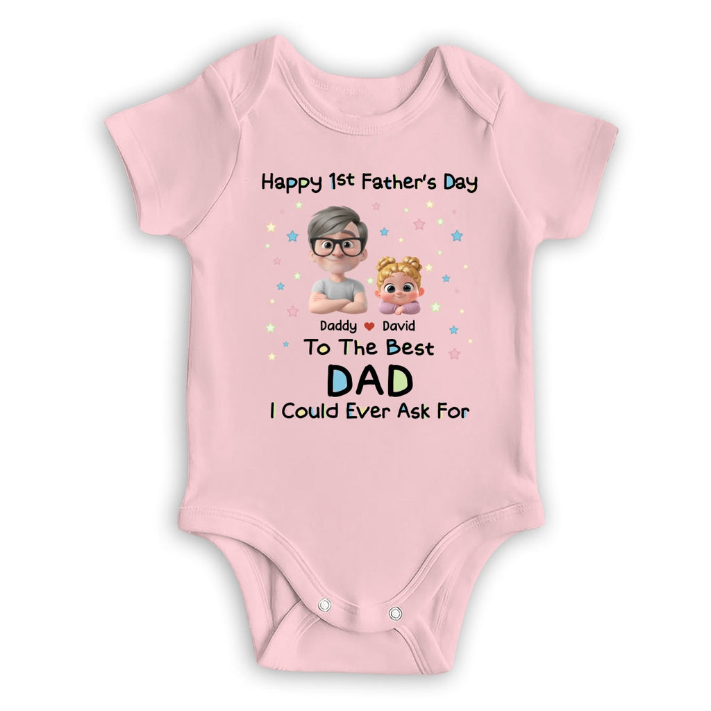 The Best Daddy - Personalized Baby Onesie