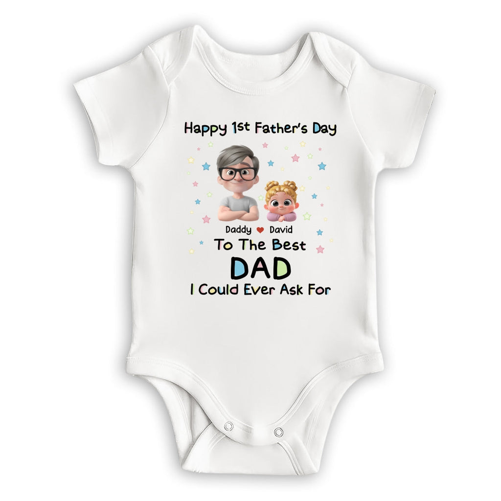 The Best Daddy - Personalized Baby Onesie