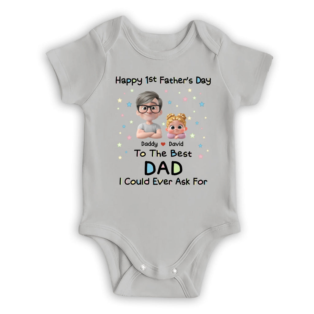 The Best Daddy - Personalized Baby Onesie