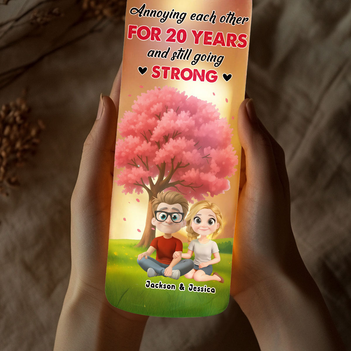 I Really Love You - Personalized Bottle Lamp