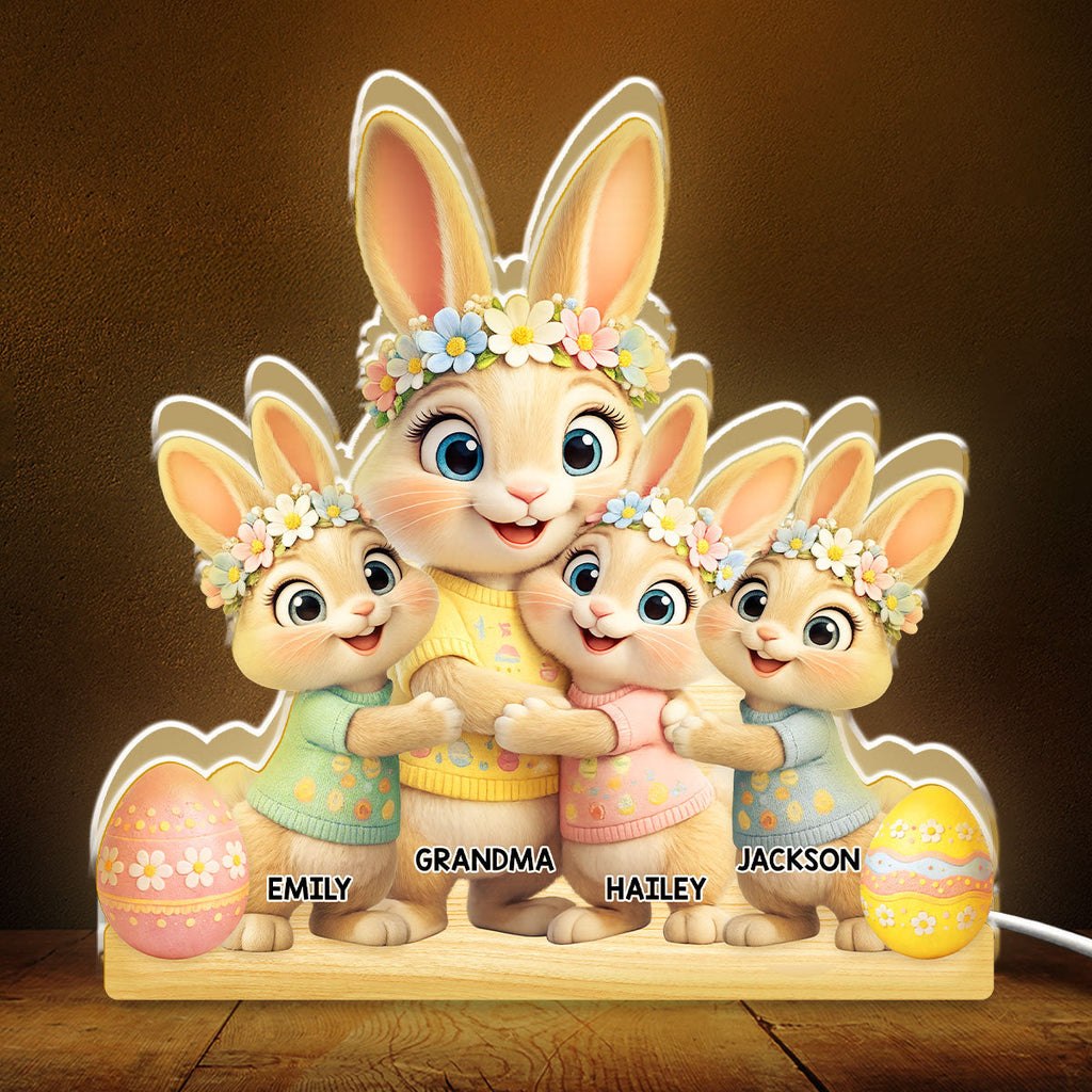 Little Bunny Easter Grandma - Personalized Light Box