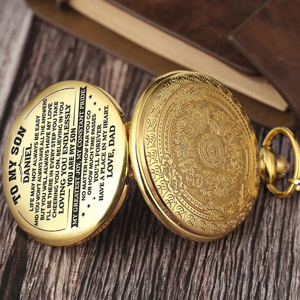 You Are My Pride - Personalized Pocket Watch