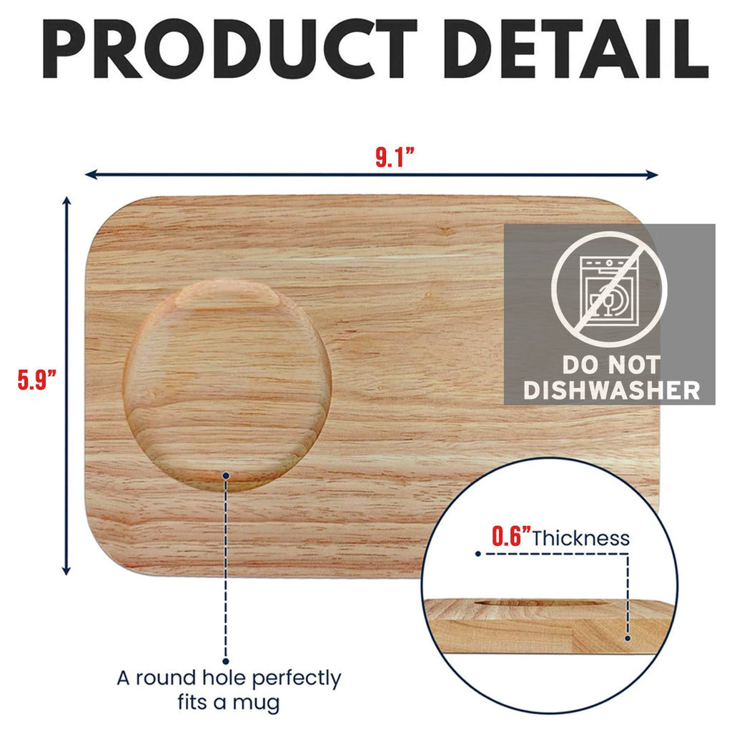 First Mom Now Grandma Version 2 - Personalized Wooden Treat Board
