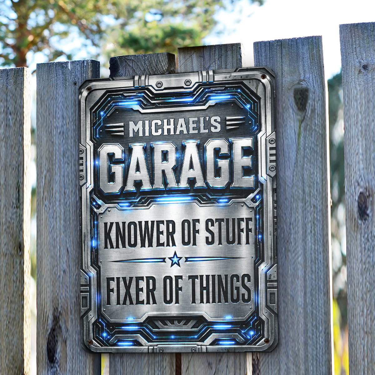 Custom 3D Couple Anniversary Wall Decor Keepsake Gift • I Fix All - Personalized Metal Sign