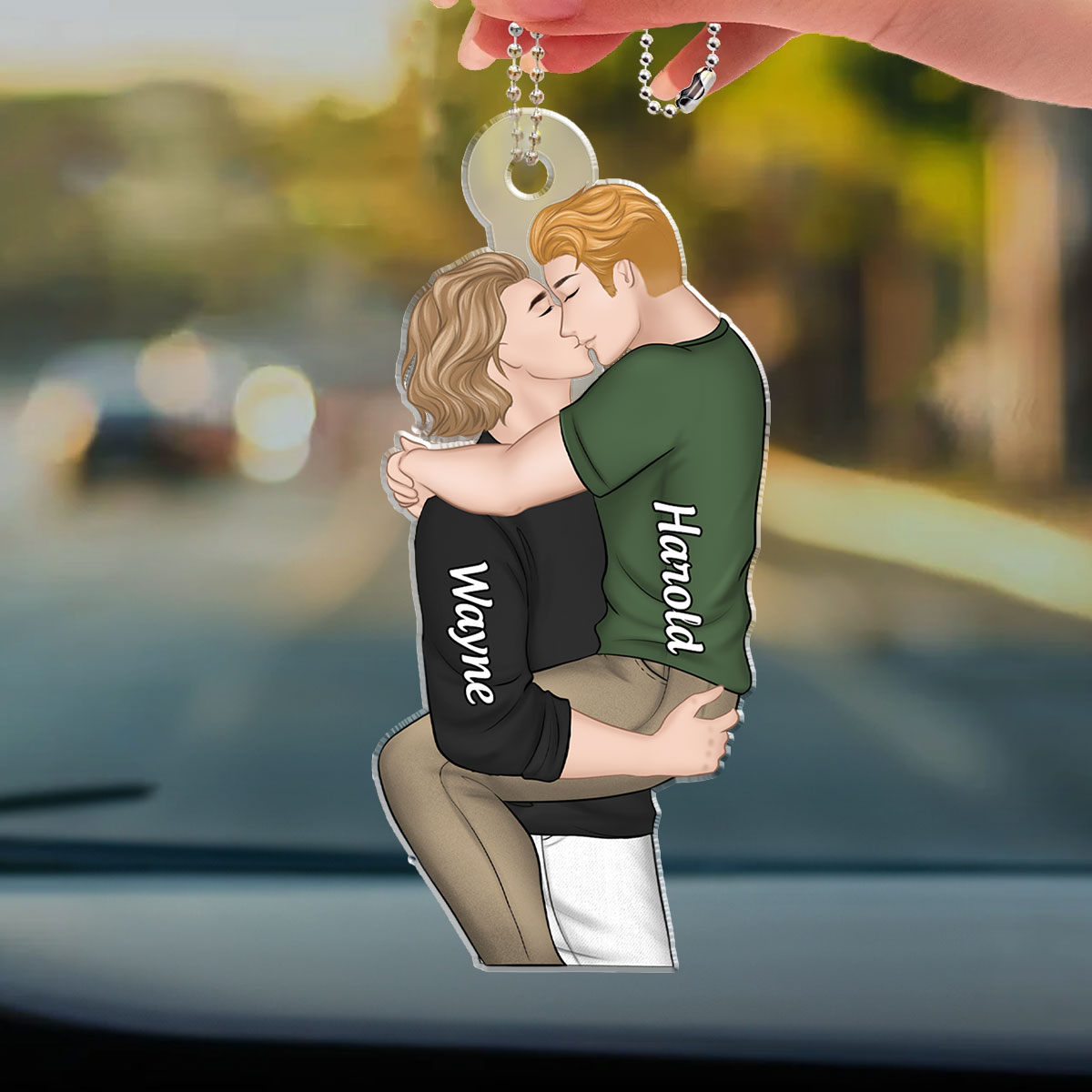 You Are My Love - Personalized Car Ornament