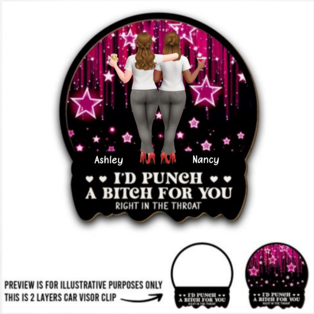 You Keep Me Sane - Personalized Car Visor Clip