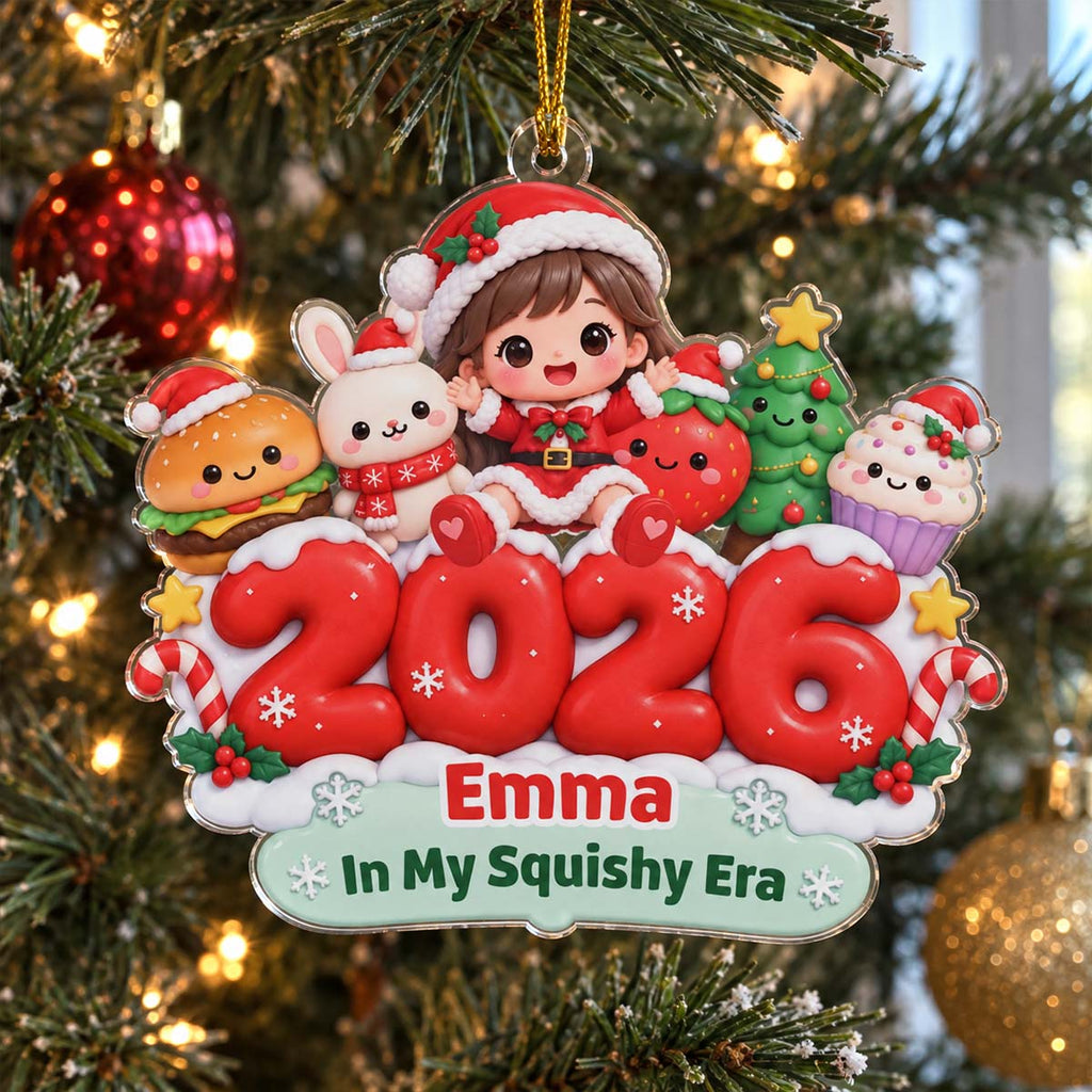 Custom Family Ornament, Christmas Gift for Family Members •  Our Little Blessings - Personalized Acrylic Ornament