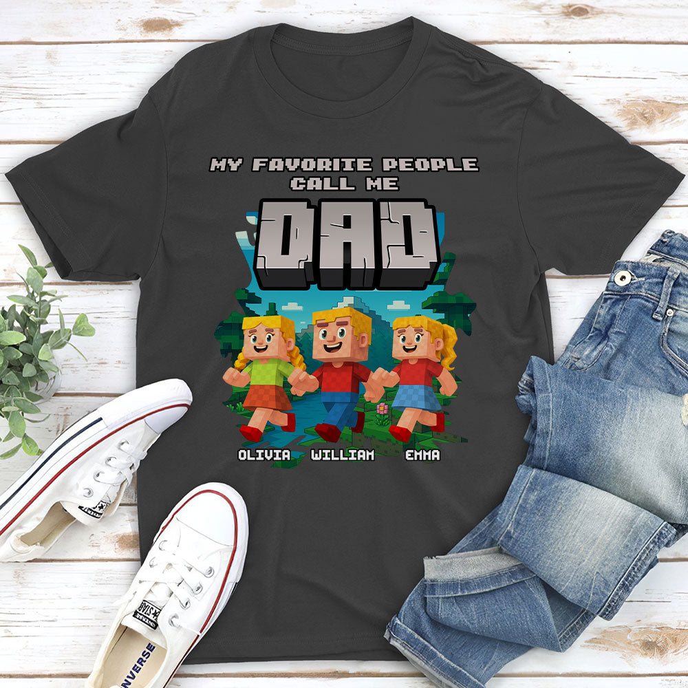 Custom Father's Day, Special Gift for Dad & Grandpa • Papa Favorite People - Personalized Shirt