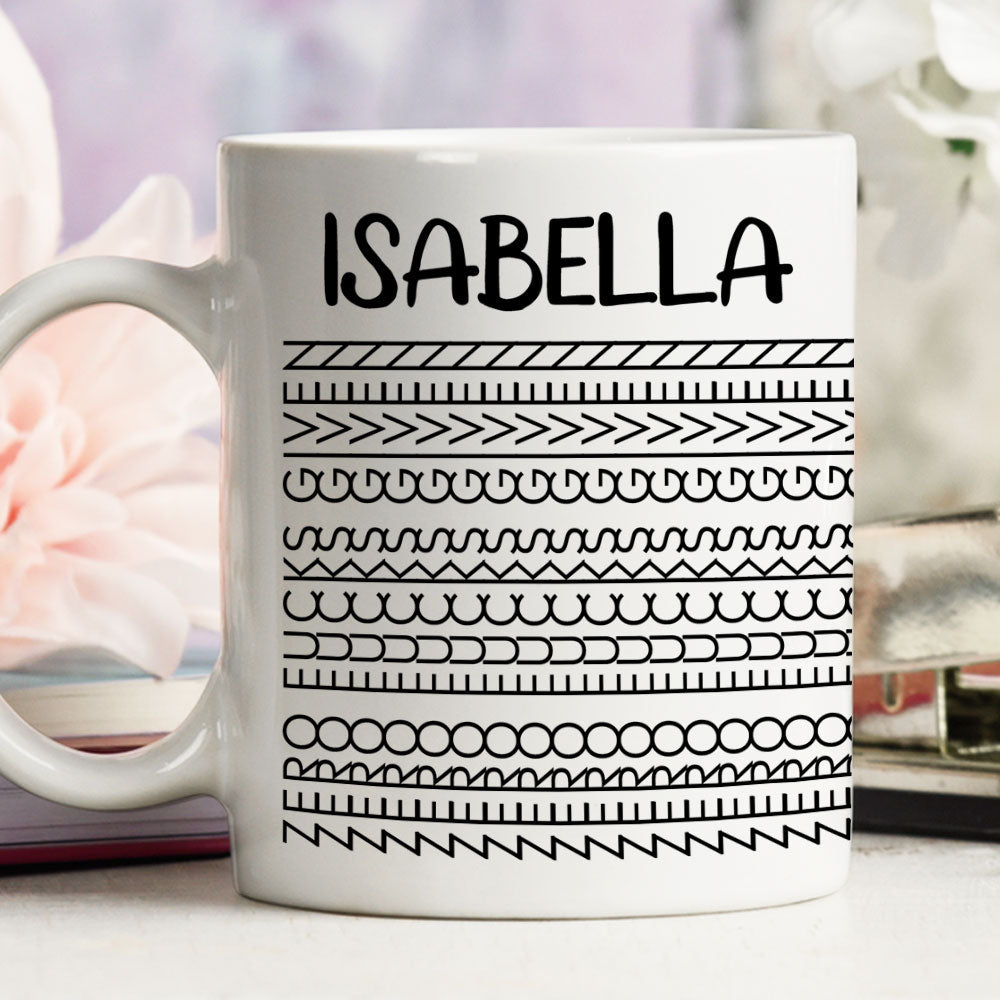 Custom Hidden Message Mug, Funny Gag Gift for Coworker Friend Girlfriend • Hidden Words Pure Poetry - Personalized Coffee Mug