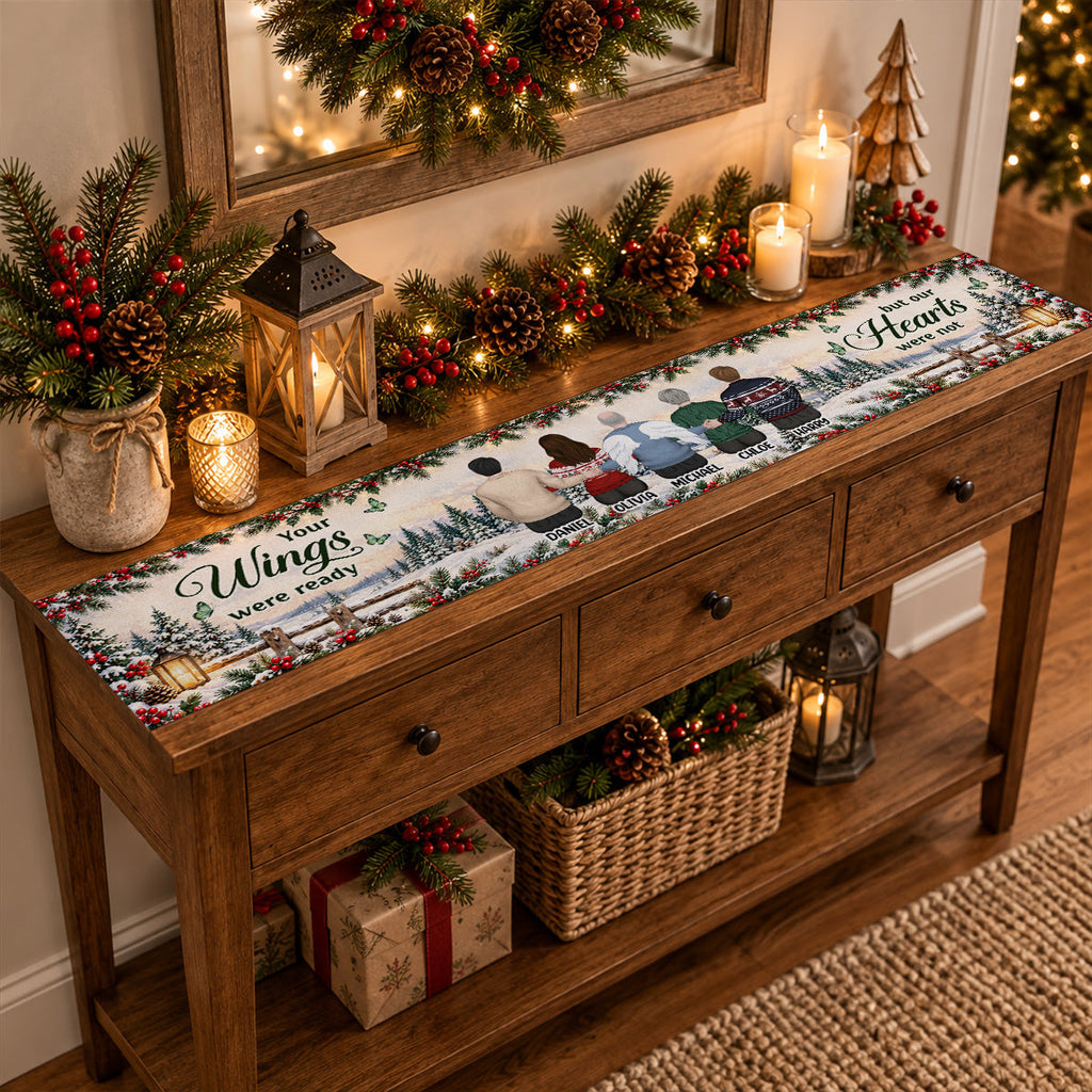Always With Us - Personalize Table Runner