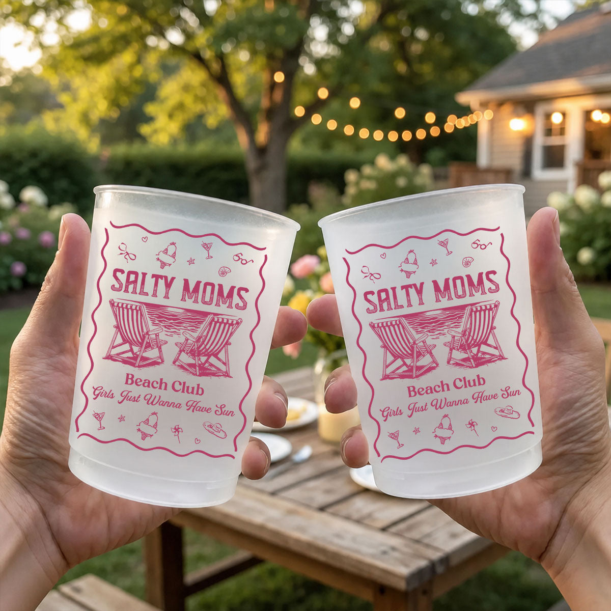 Girls Just Wanna Have Sun - Personalized Frosted Cup