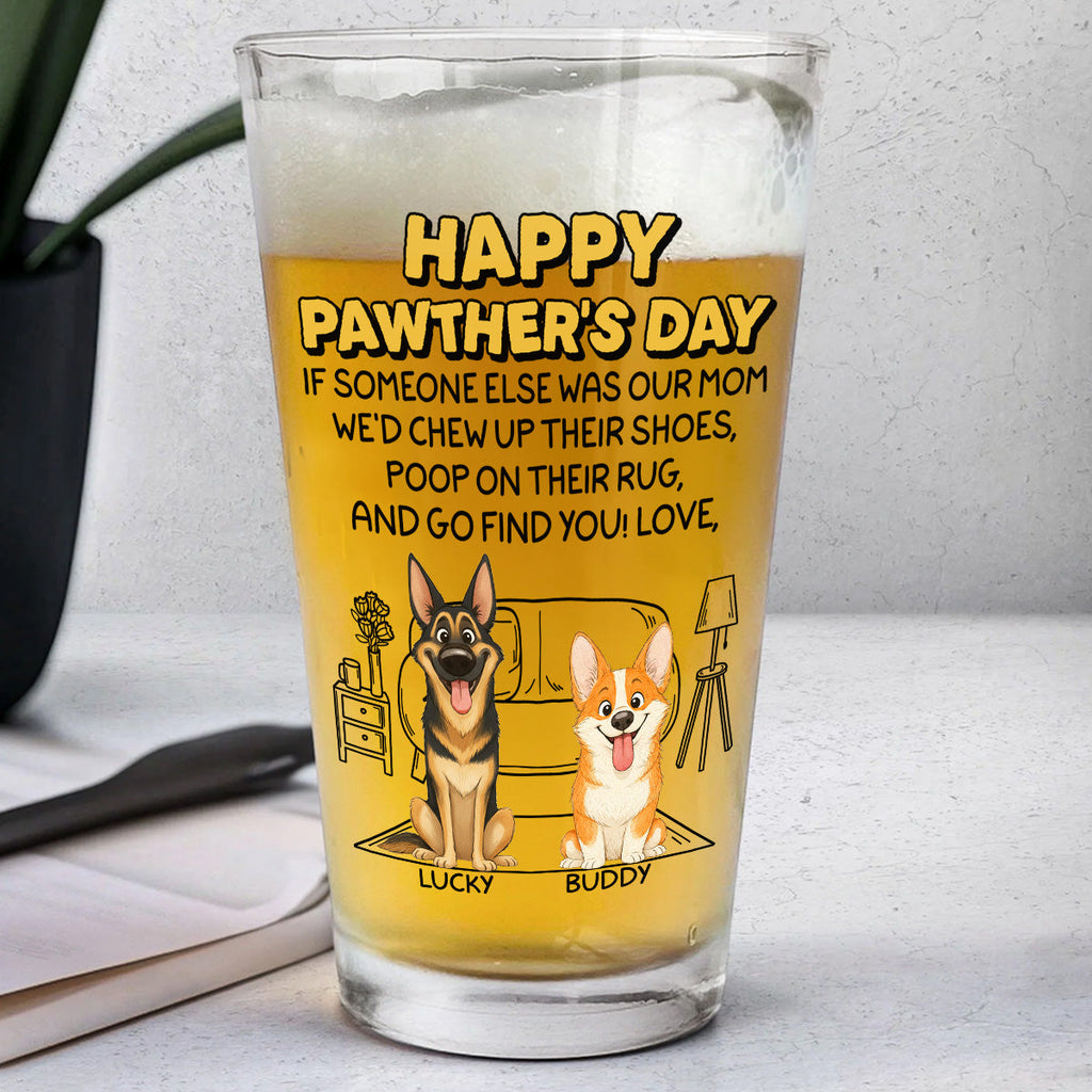 No One Can Be Parent Better Than You - Personalized Beer Glass