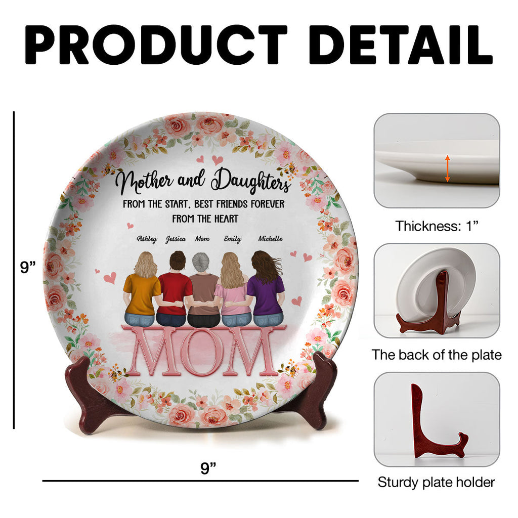 Mother And Daughter - Personalized Plate