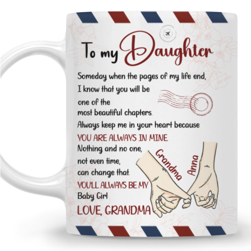 Custom Christmas & Birthday Gift for Daughter • The Most Beautiful Chapters - Personalized Mug