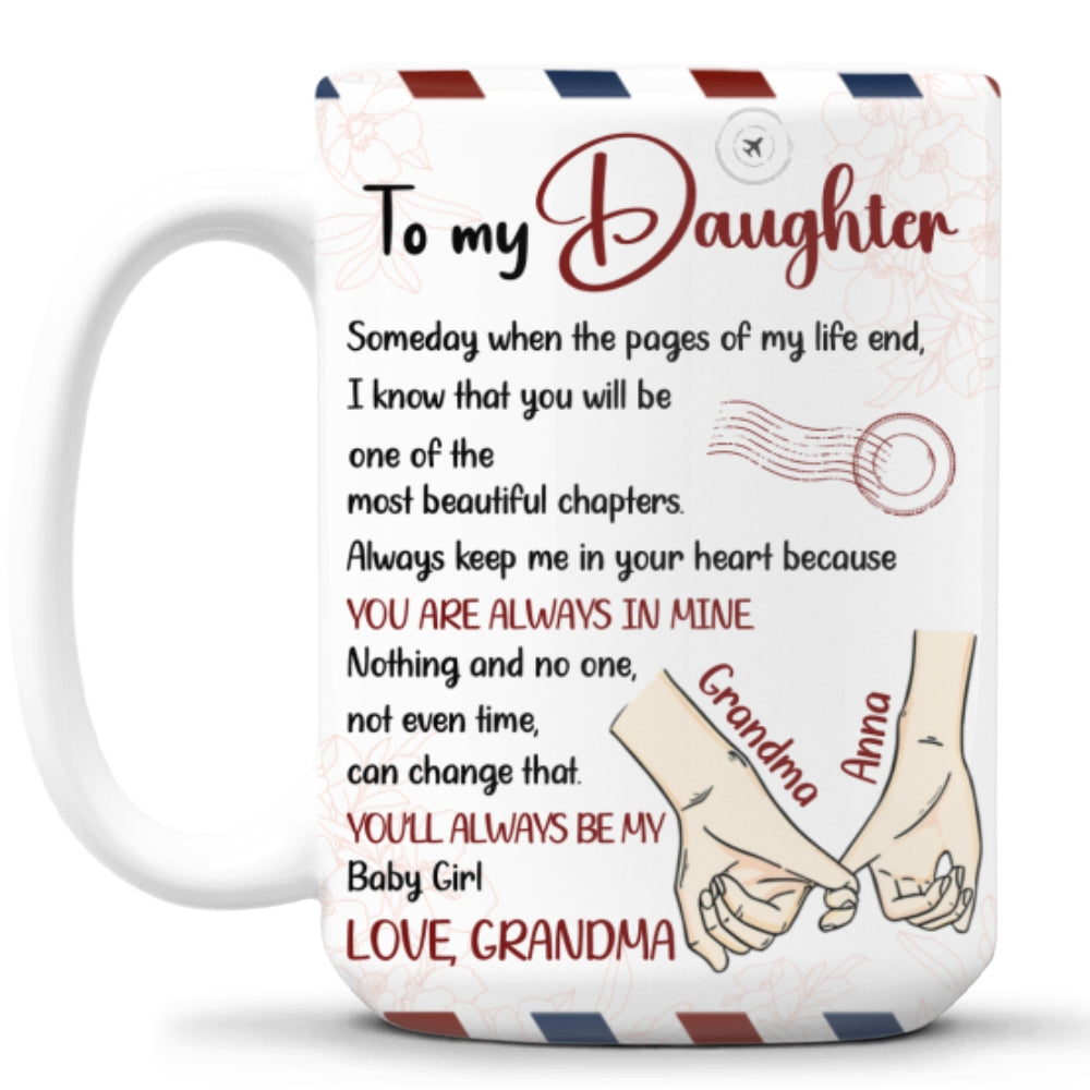 Custom Christmas & Birthday Gift for Daughter • The Most Beautiful Chapters - Personalized Mug