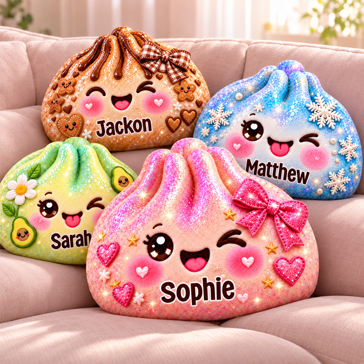Sweetie World - Personalized Shaped Pillow