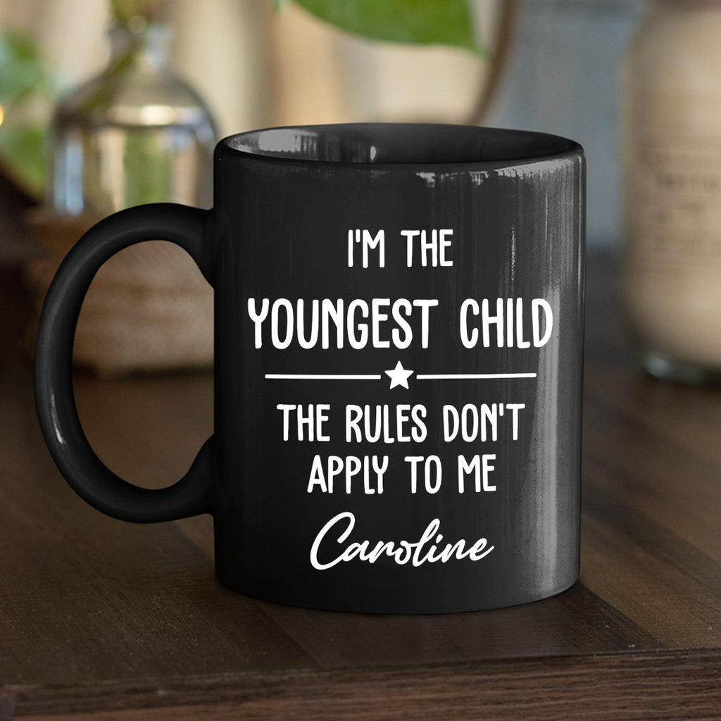 Custom Christmas & Birthday Gift for Brother & Sister • Birth Order Says It All - Personalized Coffee Mug