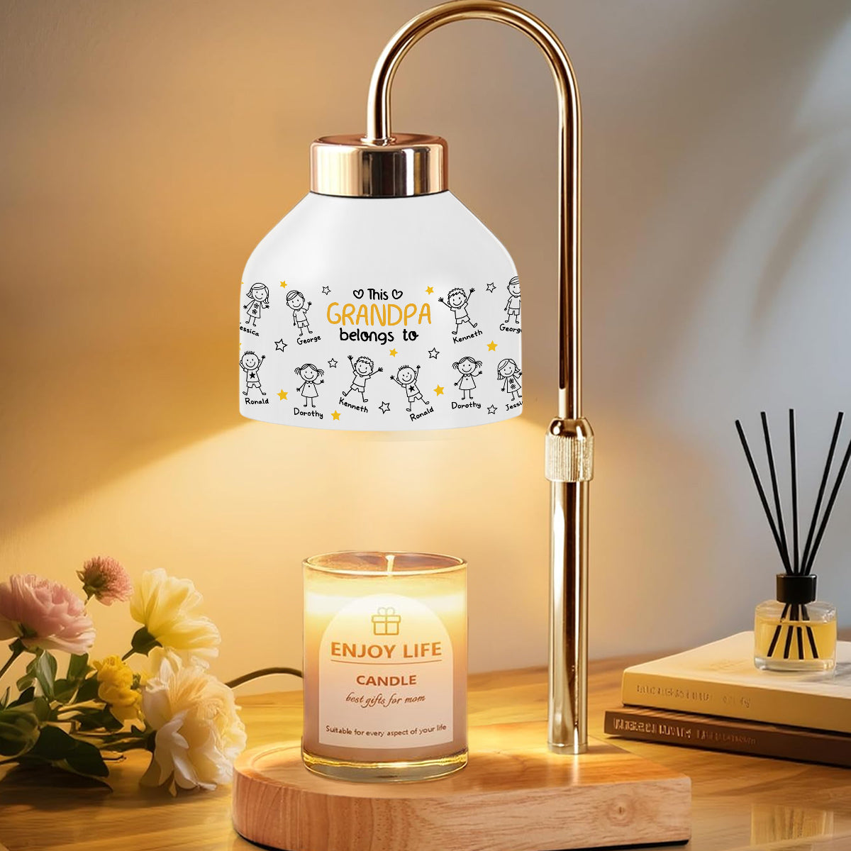 This Grandma Belongs To - Personalized Candle Warmer Lamp
