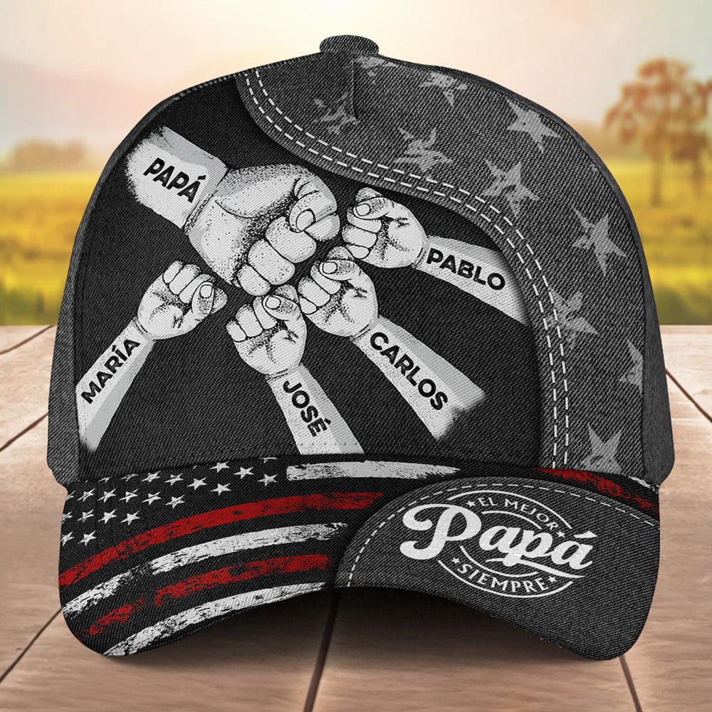 El Poder Del Papá Viene Del Amor - Gorra Clásica Personalizada