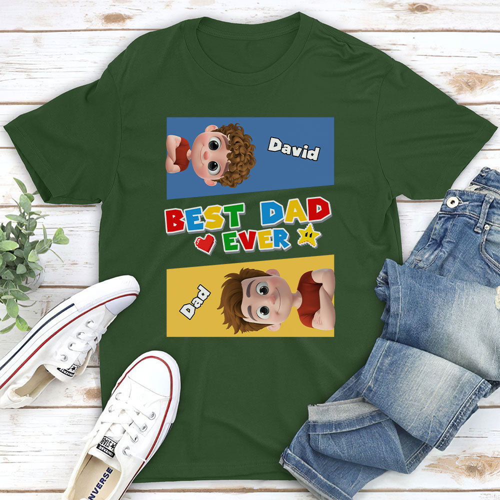 Custom Father's Day, Special Gift for Dad & Grandpa • Super Daddy - Personalized Shirt