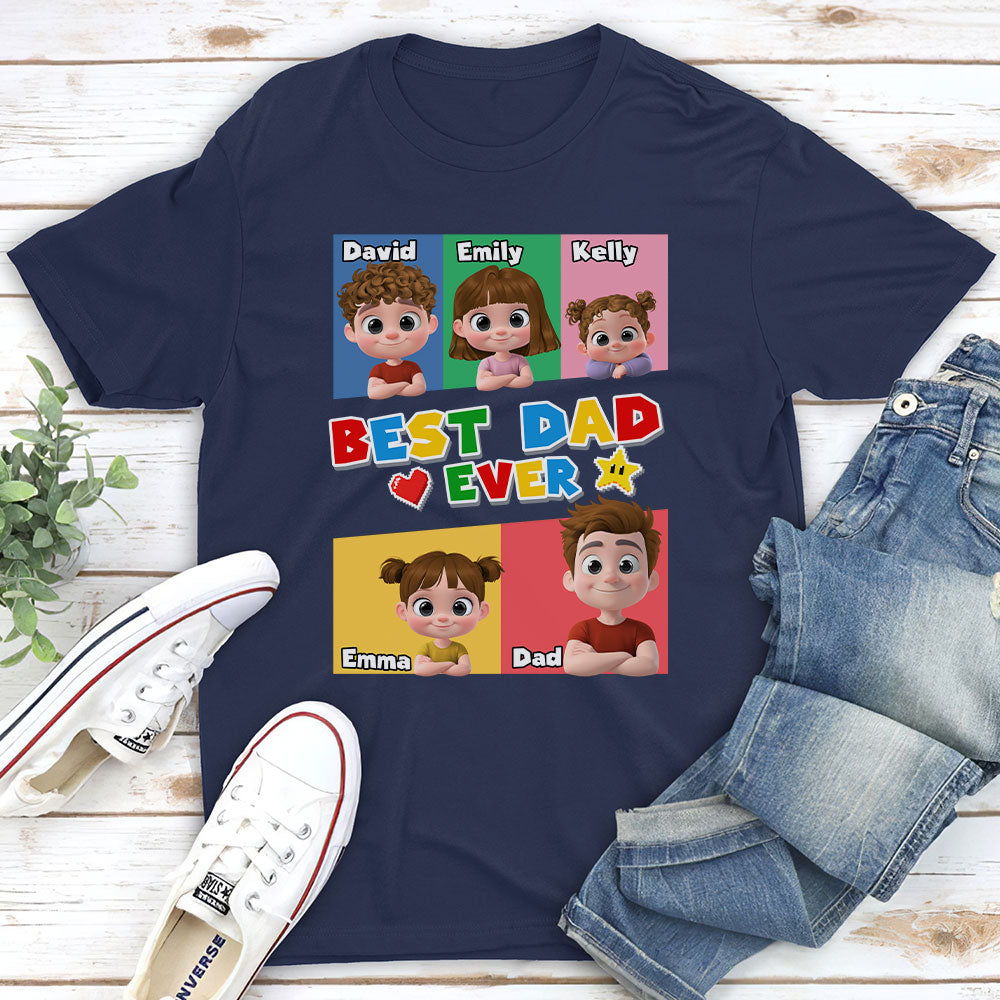 Custom Father's Day, Special Gift for Dad & Grandpa • Super Daddy - Personalized Shirt
