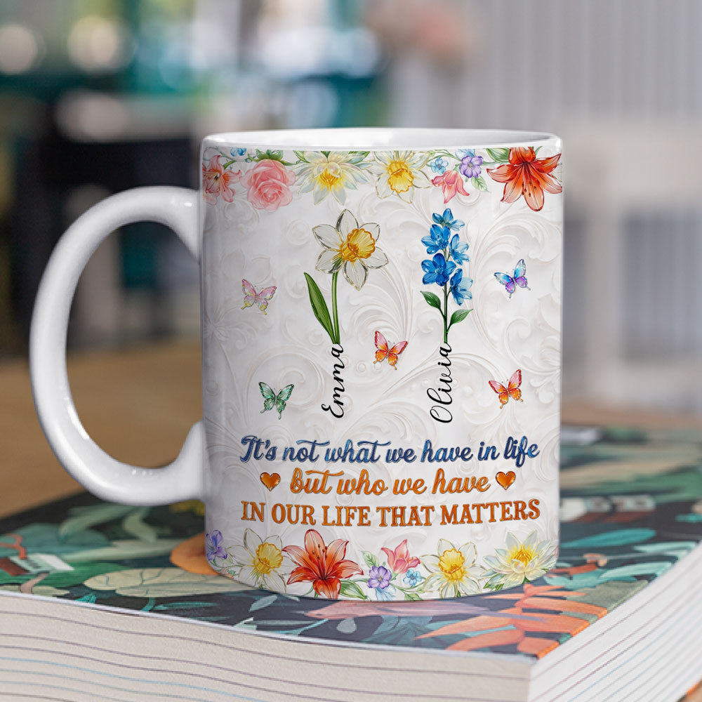 Custom Best Friend, Christmas & Birthday Friendship Keepsake Gift • Signature Friends - Personalized Coffee Mug