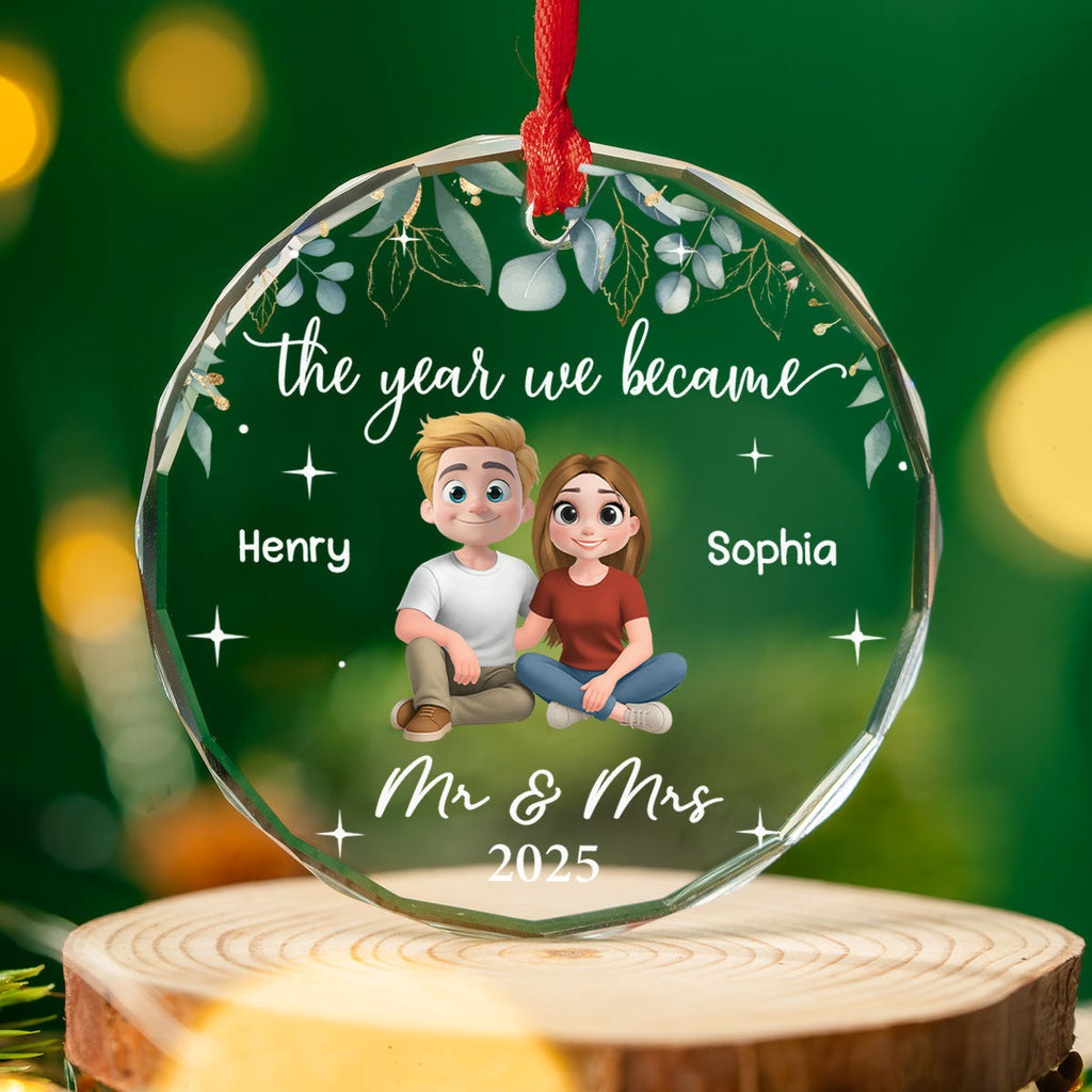 Custom Keepsake Christmas Ornament •  The Best Thing I Found In My Life - Personalized Glass Ornament