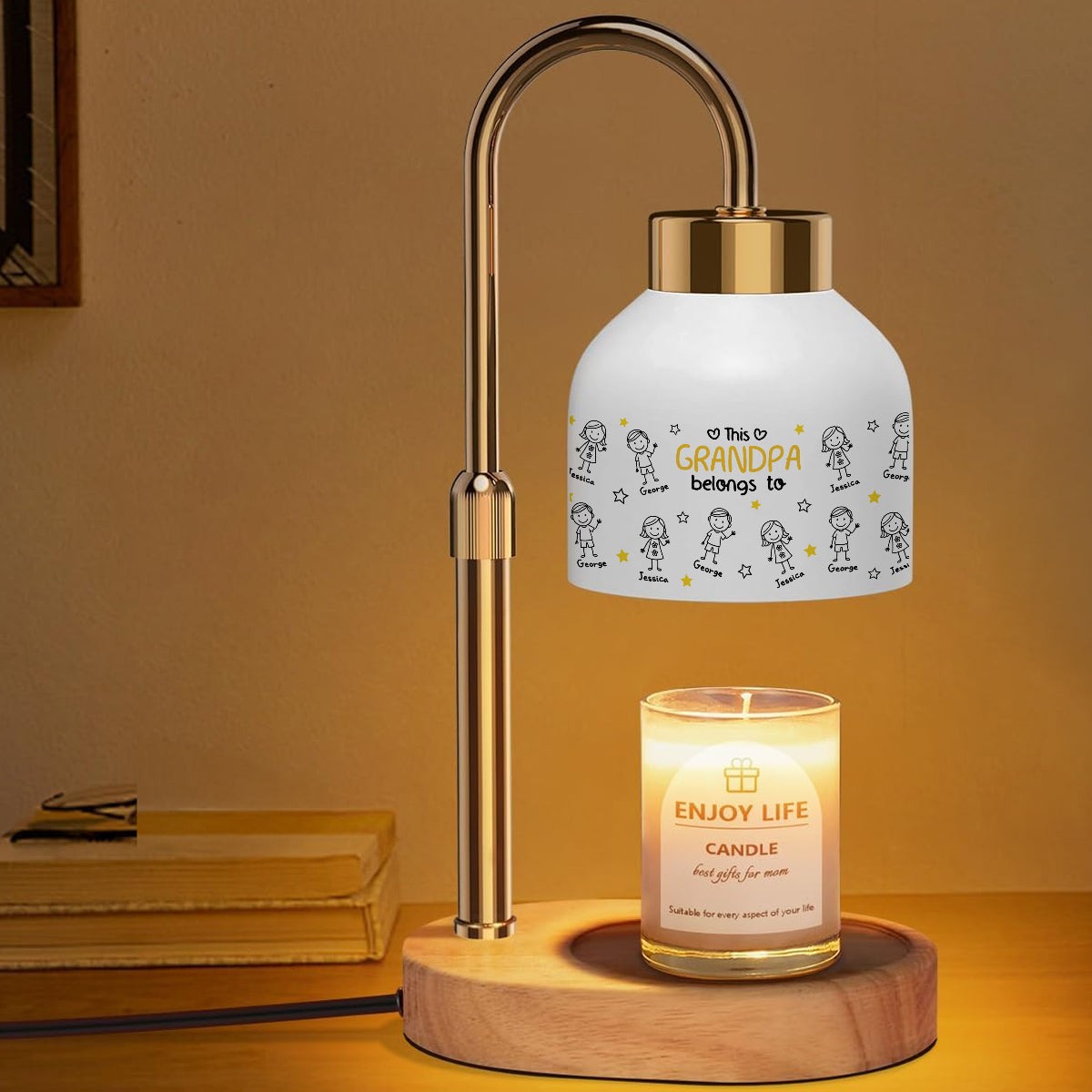 This Grandma Belongs To - Personalized Candle Warmer Lamp