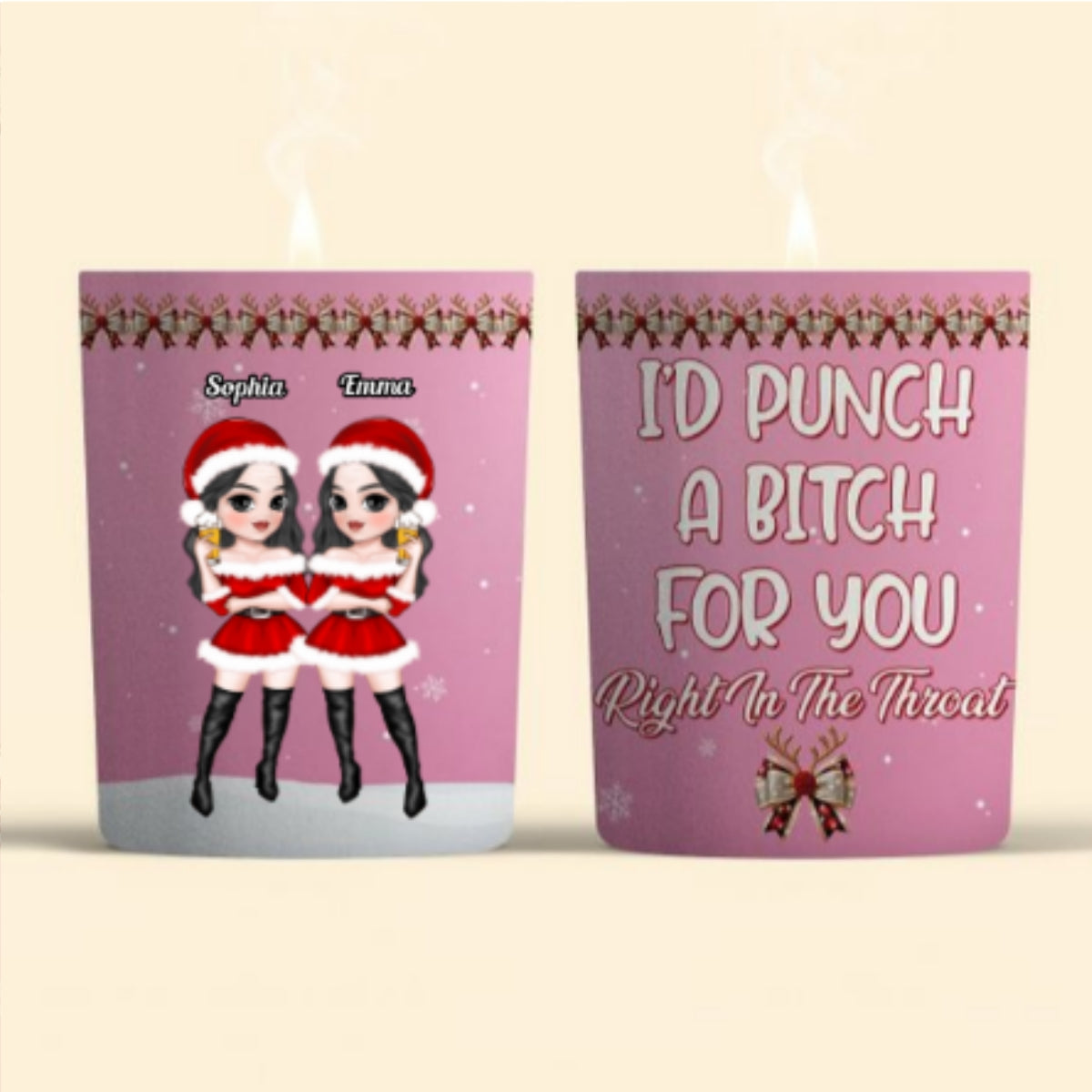 Punch Bitch - Personalized Candle
