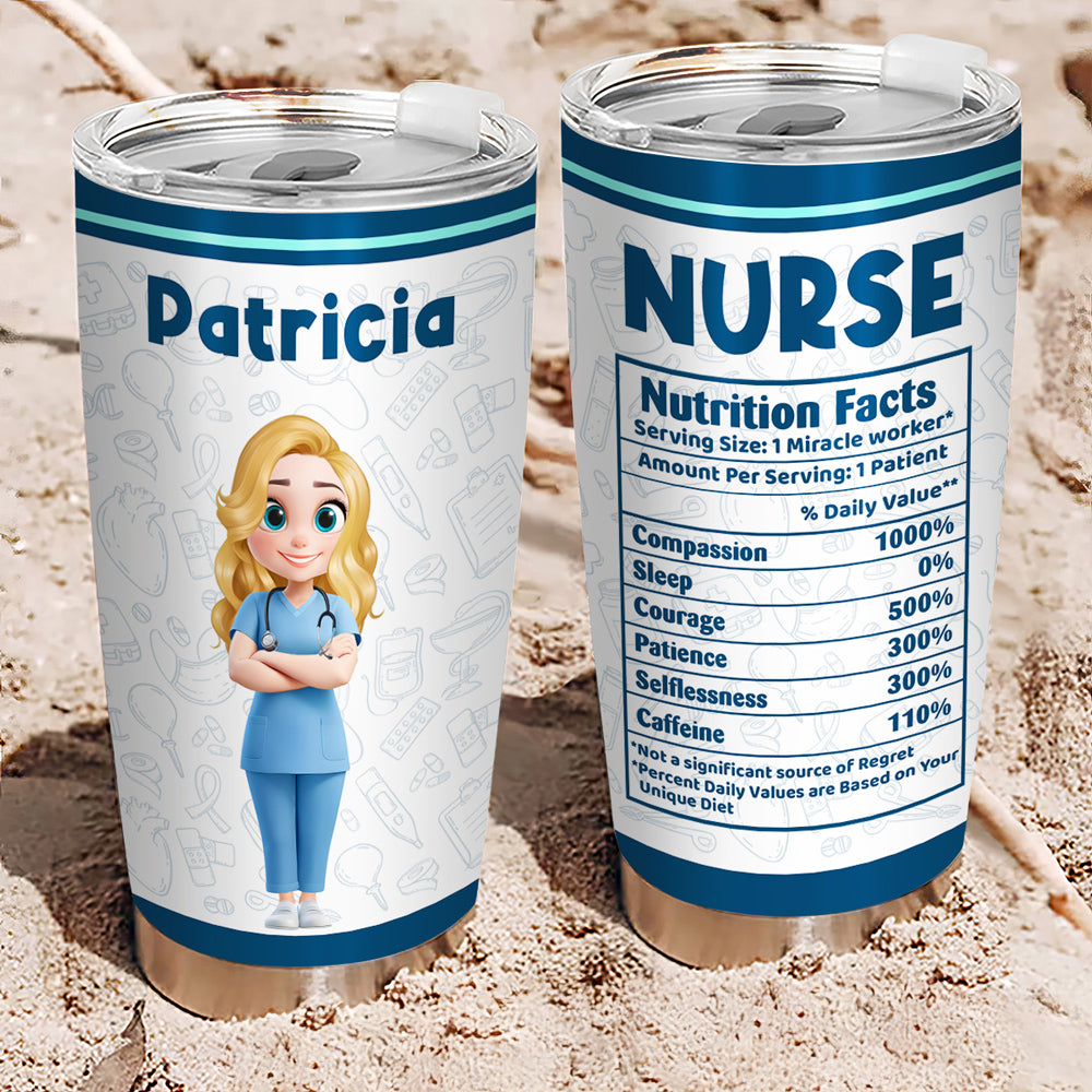 Proud To Be A Nurse - Personalized Tumbler