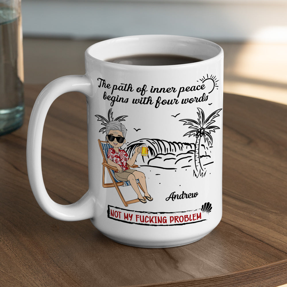Custom Coworker, Christmas & Birthday Team Appreciation Gift • Relax Release And Walk Away- Personalized Coffee Mug