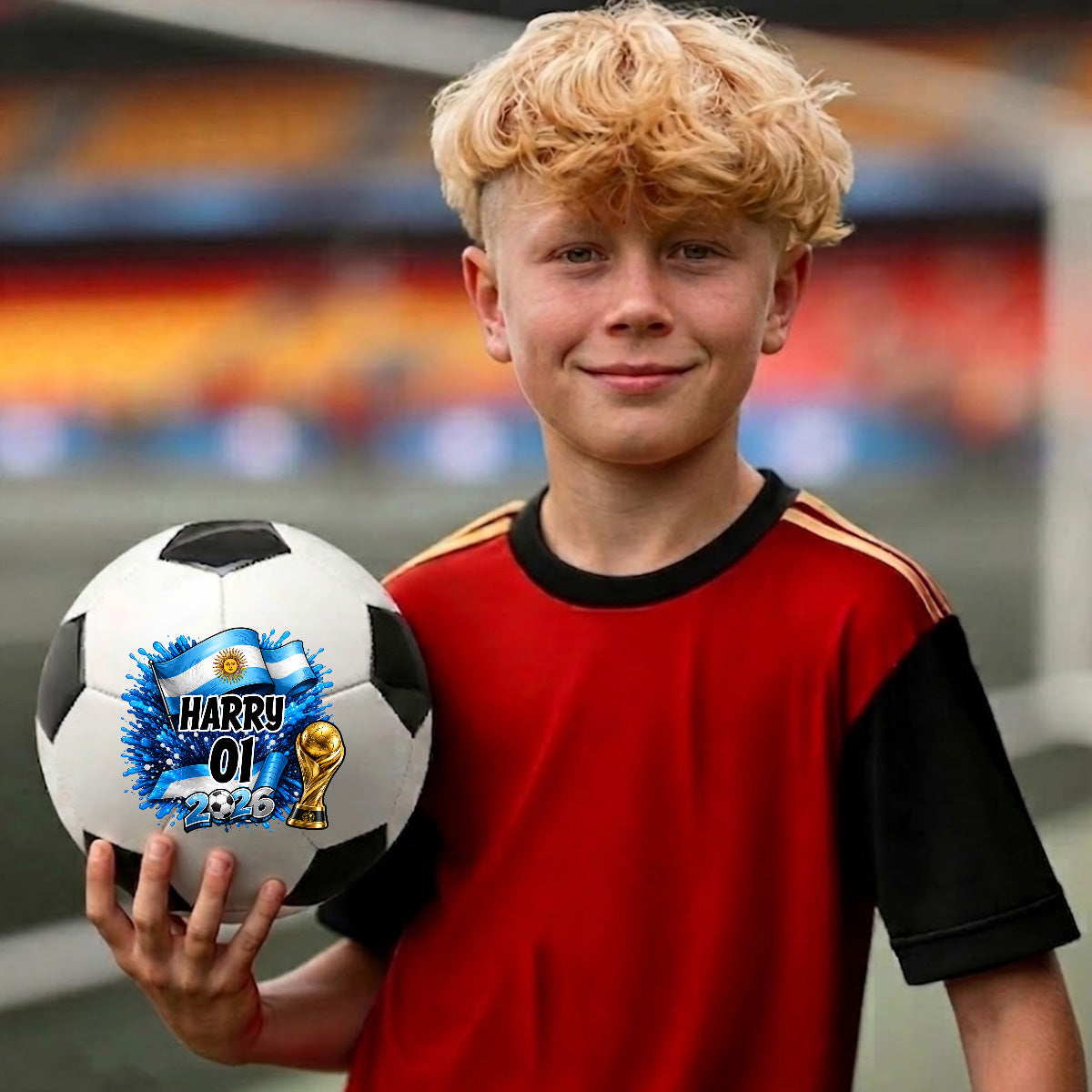 World Football Lover - Personalized Soccer Ball