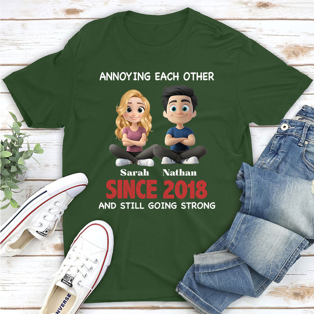 Custom Christmas Anniversary Keepsake Gifts For Husband • Together Forever - Personalized Shirt