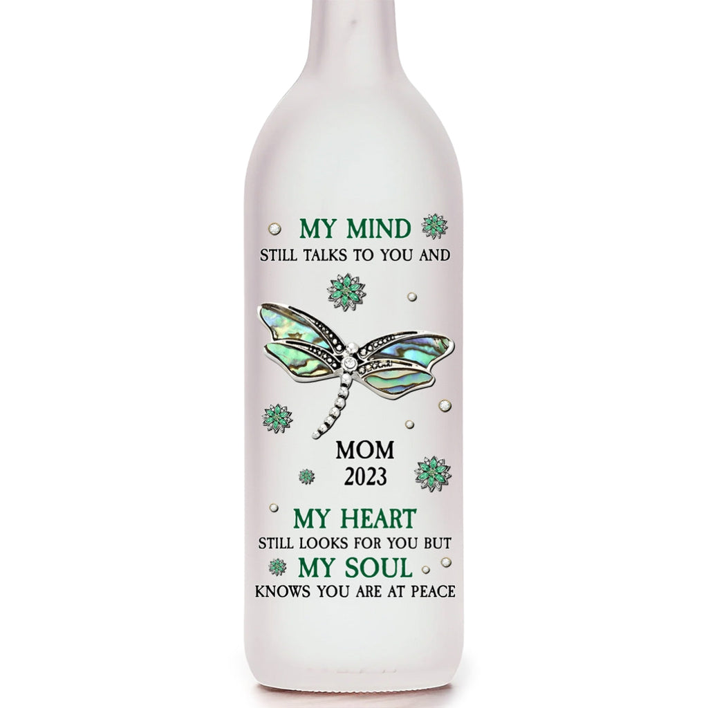 My Mind Still Talks To You - Personalized Bottle Lamp