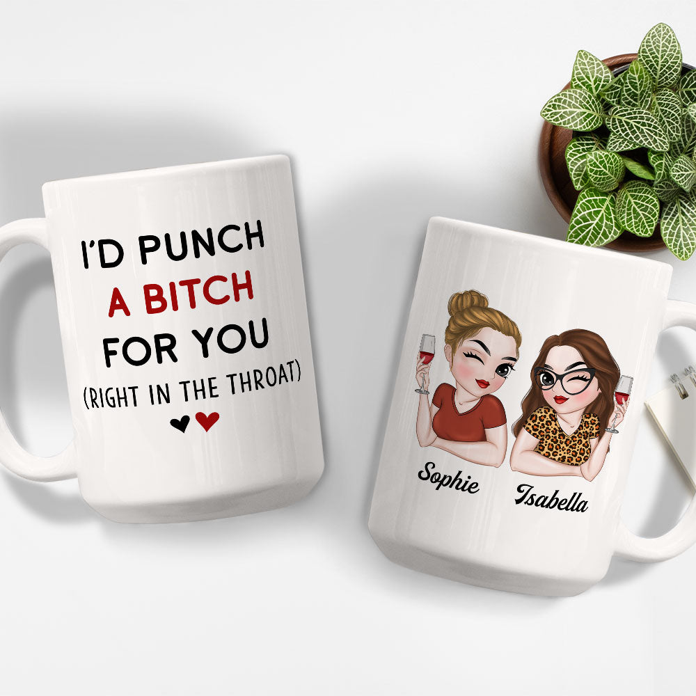 Custom Best Friend, Christmas & Birthday Friendship Keepsake Gift • My Best Friend - Personalized Coffee Mug