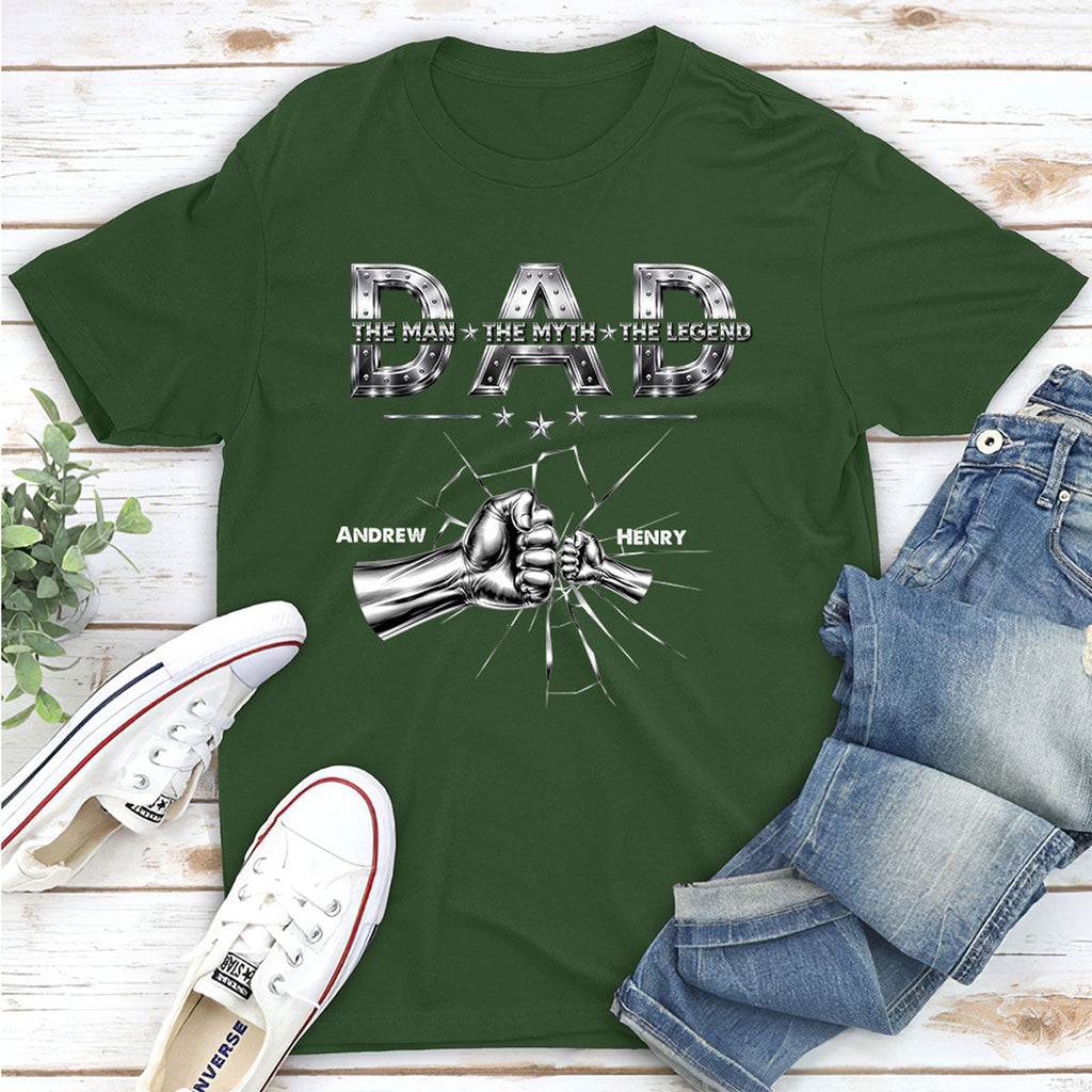 Custom Father's Day, Special Gift for Dad & Grandpa • Dad The Man The Legend - Personalized Shirt