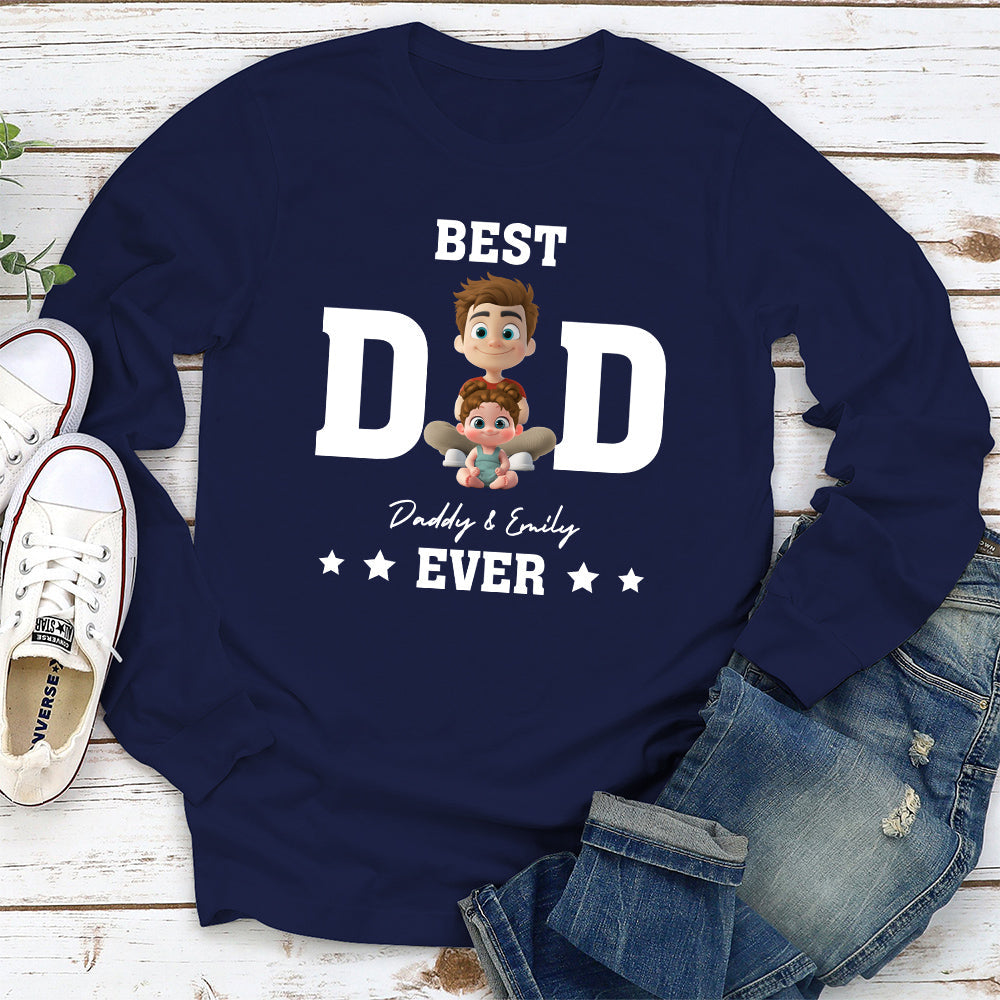 Custom Father's Day, Special Gift for Dad & Grandpa • Best Dad And Awesome Kid - Personalized Shirt
