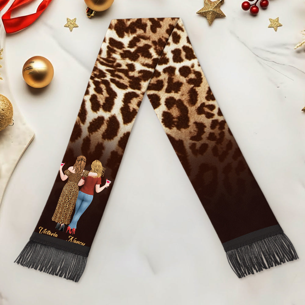 To My Badass Bestie - Personalized Scarf