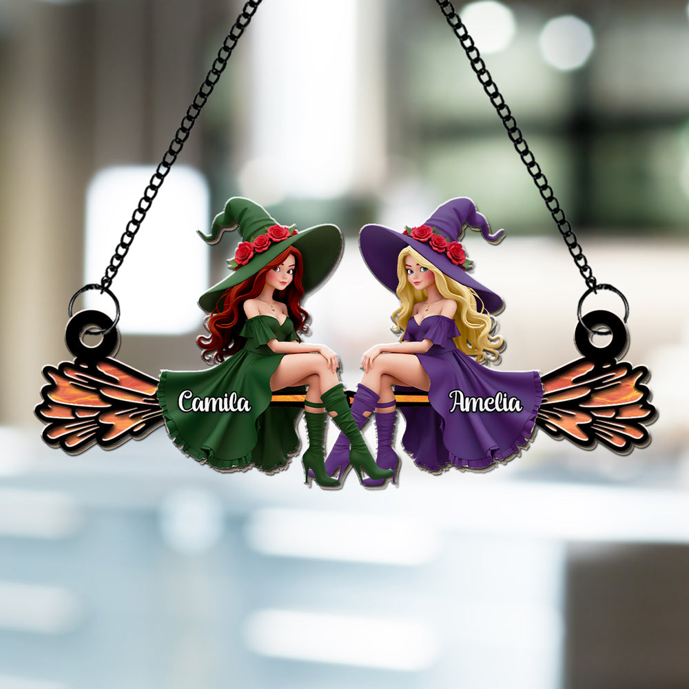 Magical Witchy Bestie - Personalized Suncatcher